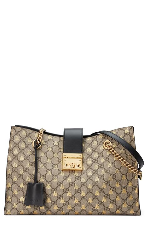 gucci coin purse with bee|gucci padlock shoulder bag.